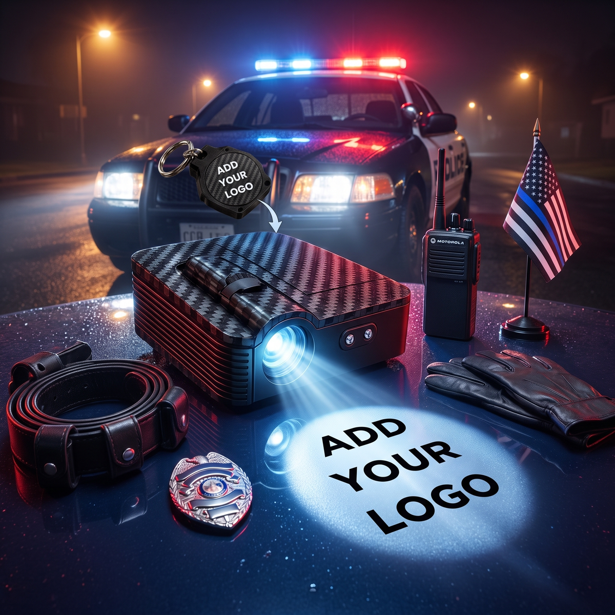 Law Enforcement Car Door Light